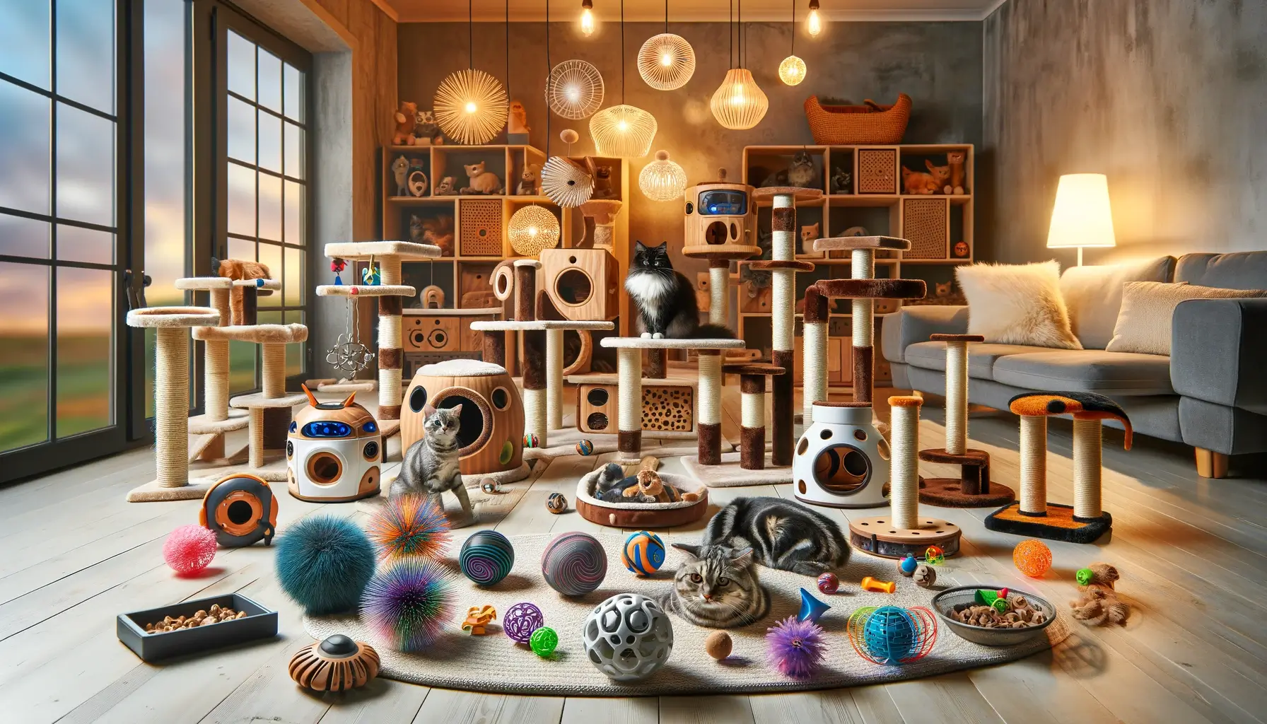 Cat interactive games