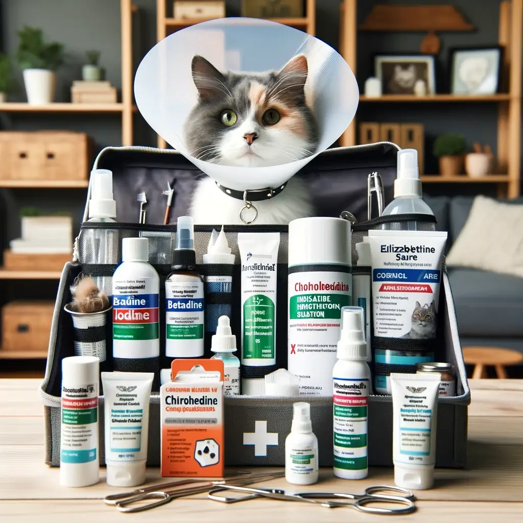 Cat wound care