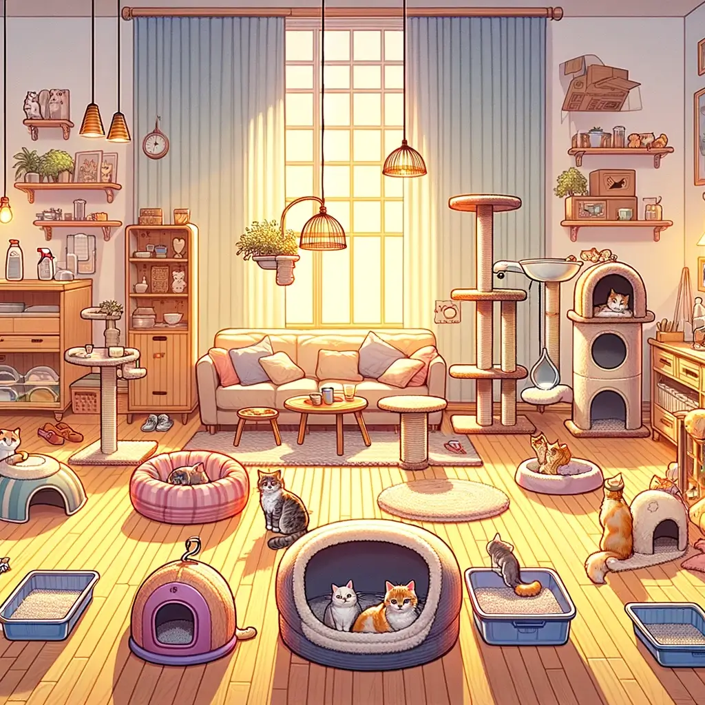 cat equipment for home