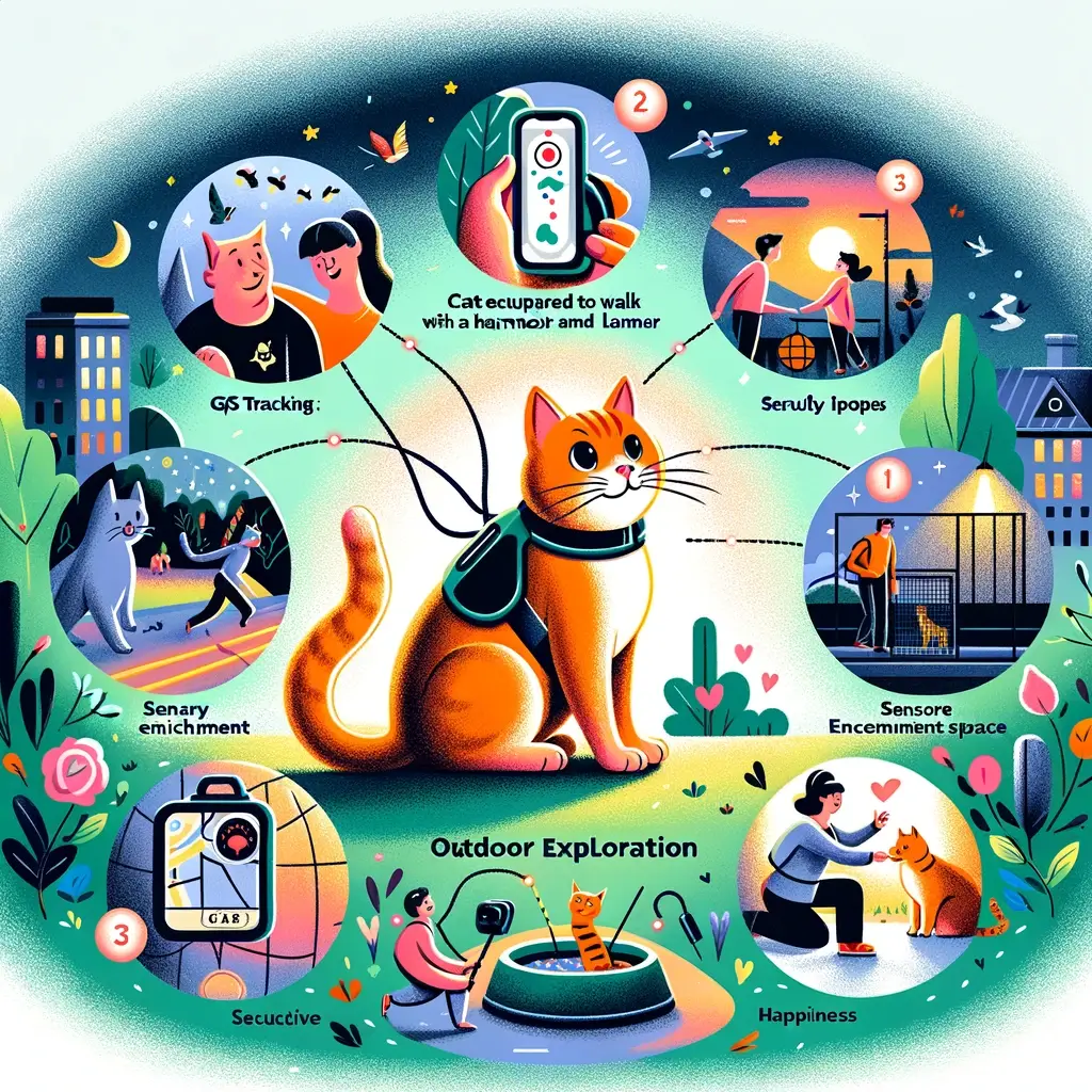 cat outdoors equipment