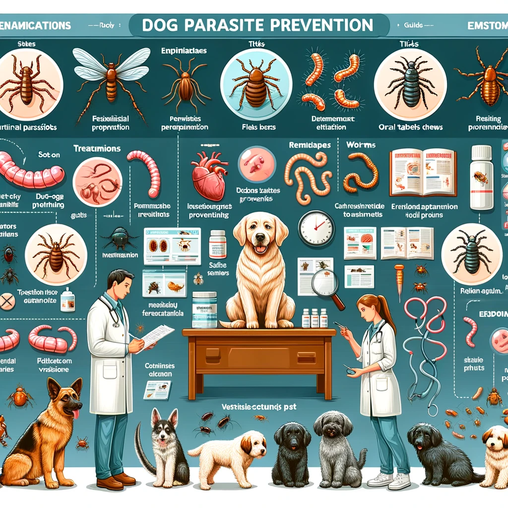 dog fleas ticks and worms
